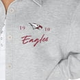 thumbnail image 3 of Women's Gameday Couture Ash North Carolina Central Eagles Foundation Full-Button Long Sleeve Overshirt, 3 of 3