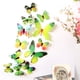 thumbnail image 4 of Pegatinas de mariposas Wosthever decoración hogar PVC 3D Verde, 4 of 6