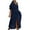 Dark Blue, variant on cfhntfmh Cotton Linen Dresses for Women Casual Fall V Neck Long Sleeve Buttons down Shirts Dress Loose Solid Long Maxi Dress