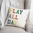 thumbnail image 2 of Creative Products Play All Day 16x16 Spun Poly Pillow, 2 of 2