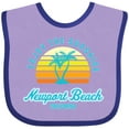 thumbnail image 3 of Inktastic Summer Enjoy the Sunshine Newport Beach Florida in Blue Boys or Girls Baby Bib, 3 of 4