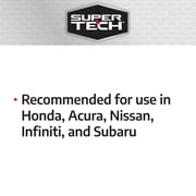 Super Tech 50/50 Antifreeze/Coolant for Honda/Acura/Nissan/Infiniti/Subaru Automobiles and Light Trucks