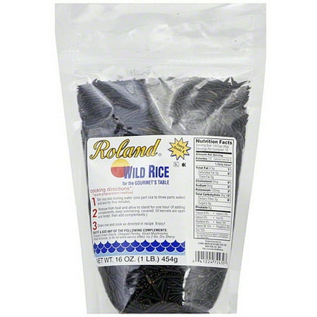 Roland Wild Rice, 16 oz (Pack of 12)