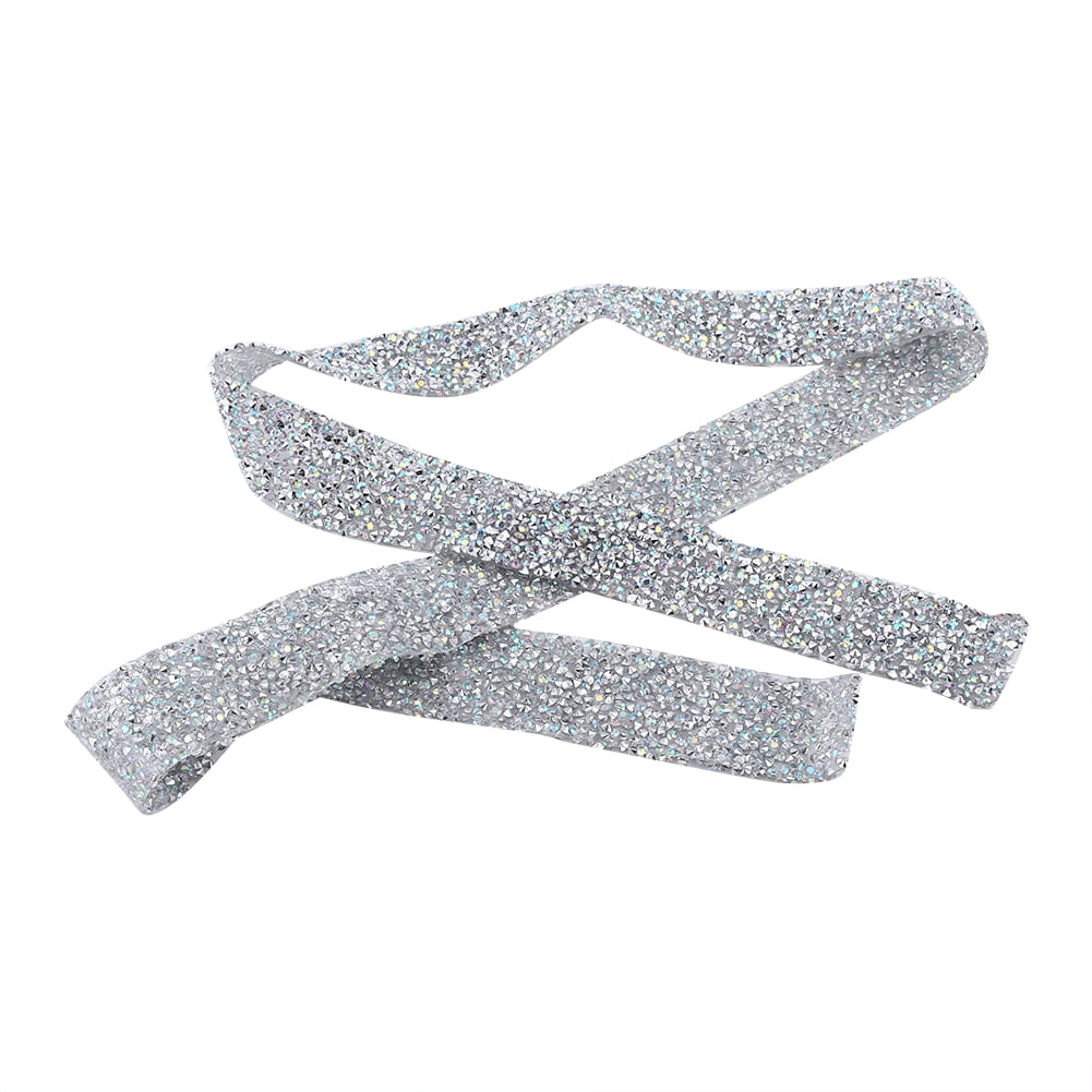 Decorative Banding Belt， Rhinestone Chain Trims Ribbon Bling Bling Wrap