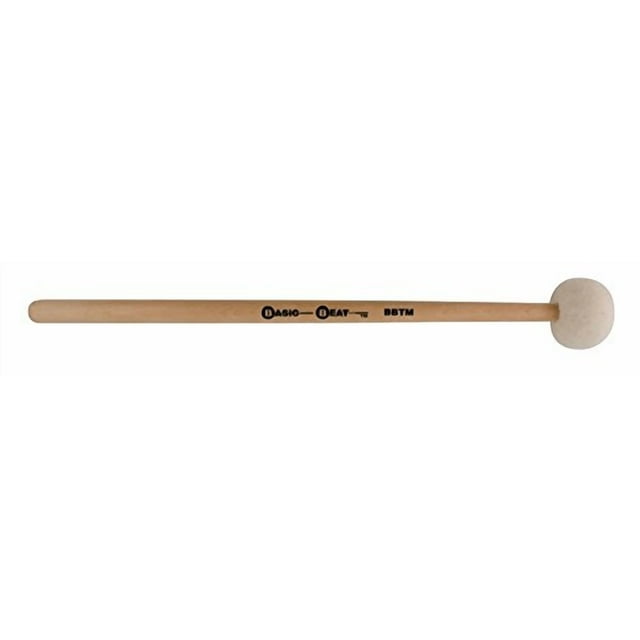 Basic Beat BBTM Timpani Mallets - Short Length, Tapered Wood Handles, Great for Classroom, 12.5 (Pair)"