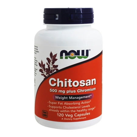 NOW Foods - Chitosan avec 500 mg de chrome. - 120 Capsules