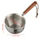 thumbnail image 1 of Pisexur Batería de cocina Olla pequeña de acero inoxidable 304 de tres capas para aceite caliente, espesada, con protección contra salpicaduras, para uso doméstico para la cocina del hogar, 1 of 2
