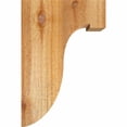 thumbnail image 3 of Ekena Millwork 6"W x 8"D x 12"H Del Monte Rough Sawn Corbel, Western Red Cedar, 3 of 9