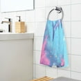 thumbnail image 7 of joogoo 2 PCs Hand Towels Sets Shark Coral under Sea Cotton Face Towel Bathroom Decorative, 7 of 7