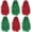 Green Red, variant on Jinswick 40 ft 6 Rolls Black Tinsel Garland for Halloween Christmas Decor Glitter Metallic Twist Garland for Wedding Birthday Party Indoor Outdoor Hanging Home Decor
