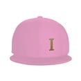 thumbnail image 2 of ZICANCN Alphabet I Pattern Baseball Caps, Trucker Hats for Men And Women, Adjustable Breathable Flat Caps, Pink, 2 of 8