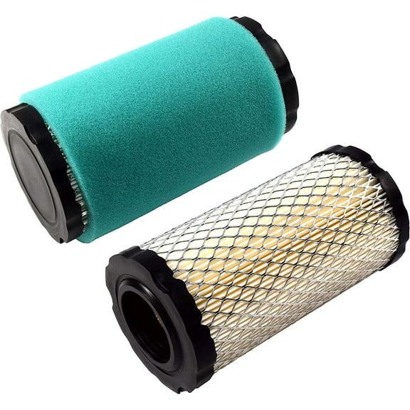 HQRP 2-Pack Air Filter with Foam Pre-Filter Compatible with Briggs & Stratton 793569, 793685, 4241, 5415, 5415K, 4260 for 20-21 HP 31E877 31M 31L 31Q 31S 33M series Engines
