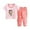 Pink-2, variant on LRen Summer Outfits for Girls 12-14 Cartoon Print Short Sleeved Sports Suit Round Neck Fashion Summer 2pc Children's Suit Outdoor Casual Clothes,11-12 Years