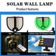 thumbnail image 4 of Bearachild Luz alimentada por energía solar con control remoto Lámpara de pared separada por inducción Iluminación decorativa para porche de patio al Iluminación y accesorios, 4 of 6