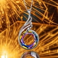 thumbnail image 3 of Collar con colgante de cristal Phoenix de Kate Lynn para mujer, 3 of 6
