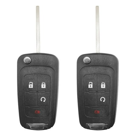 2 For 2010 2011 2012 2013 2014 2015 2016 Chevrolet Equinox Remote Flip Key Fob