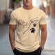 thumbnail image 1 of Tops para hombre, blusas y camisas de cuello redondo y manga corta para hombre, blusas casuales de cuello redondo con estampado de moda para hombre, blusas de cuello redondo y manga corta, camisas par, 1 of 6