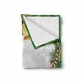 thumbnail image 2 of Christmas Soft Flannel Fleece Blanket, Xmas Eve Carol Theme Frame Pine Spikes Candy Jingle Hand Bells and Ribbon Image, Cozy Plush for Indoor and Outdoor Use, 50" x 60", Multicolor, by Ambesonne, 2 of 6