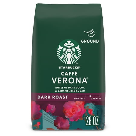Starbucks Caffè Verona  Ground Coffee  Dark Roast  28 oz