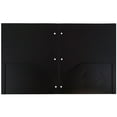 thumbnail image 5 of JAM Paper Heavy Duty Plastic 3 Hole Punch School Folders with Pockets, Black, 6 per Pack, 5 of 5