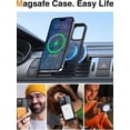 thumbnail image 4 of Frosted Case Mag Safe Shockproof Cover For iPhone 16 15 14 Plus 13 12 11 Pro Max, 4 of 7