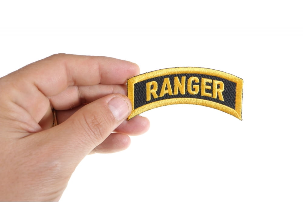 Patch, Small Embroidered Rocker (Iron-On or Sew-On), Army Ranger ...