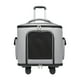 thumbnail image 4 of Bolsa transportadora para gatos, transportín con ruedas para mascotas, caja de transporte, asa retráctil, bolso de mano Gris, 4 of 9