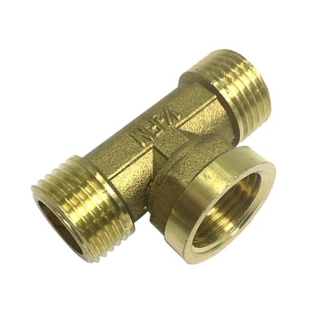Tee Inersection T Tee Intersection Brass Fitting, 1/2inch Female/Male Connector for ...