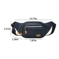 thumbnail image 3 of Xfvqtps Mens Mini Crossbody Bags Multiple Compartments Adjustable Shoulder Strap Lightweight Sports Fashion Belt Bag Blue, 3 of 7