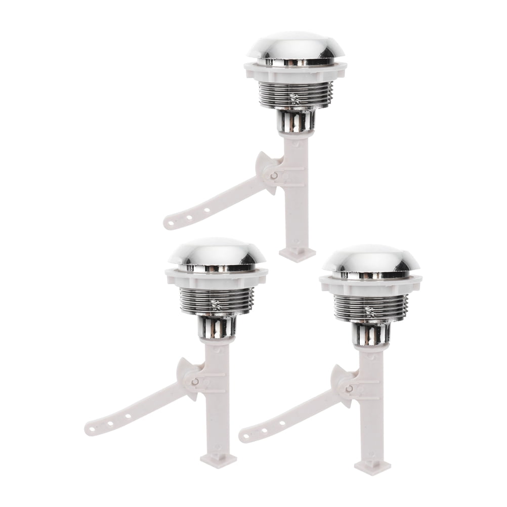 Toilet Button Push Tank Flush Replacement Flushing Water Dual Parts