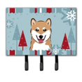 thumbnail image 1 of Winter Holiday Shiba Inu Leash & Key Holder, 1 of 1
