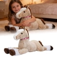 thumbnail image 7 of zhonghuaying Giant Horse Stuffed Animal Cute Horse Plush Toy 35 inch for Girls Boys (ma 90cm), 7 of 7