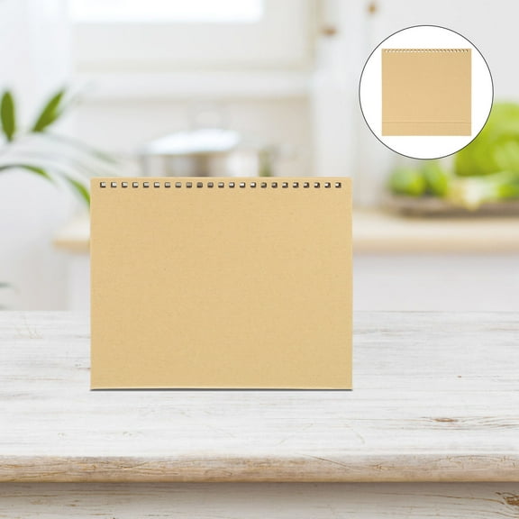 FRCOLOR  12 Pcs Blank Desk Calendar Base Pad Making Supply Rack Office Decor Coffee