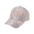 thumbnail image 3 of Gorra de béisbol de encaje con bordado Floral para mujer, sombreros de playa ajustables, broche cómodo Rosa Yuyangstore Gorra de béisbol, 3 of 8
