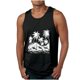 thumbnail image 1 of Camisetas de Tanque de los Hombres Tanque de los Hombres Incolor Gradiente de Impresión Cuello Redondo Correa Delgada Fuga Atrás Regular Casual Deportes Blusas de Tanque, 1 of 5
