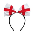thumbnail image 3 of Win s Way Flag Bow Headband, Soccer Fan Hair Accessory Sports Party Headwrap, National Flag Hair for Game Day, Patriotic Cheer Hairband for Women and Girls, 3 of 3