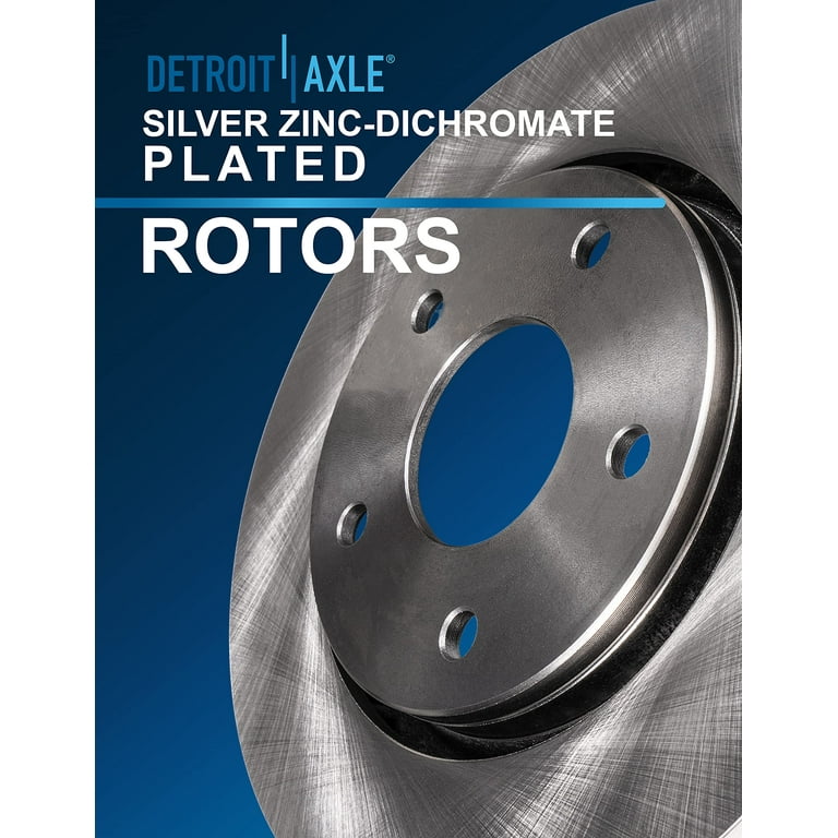 Detroit Axle - Front Brake Kit for 1.4L/ 2.0L 2017-2020 Hyundai Elantra Replacement Brakes Rotors 2017 2018 2019 2020 Ceramic Brake Pads