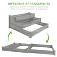 thumbnail image 5 of Best Choice Products 3-Tier Fir Wood Raised Garden Bed Planter for Plants, Vegetables, Outdoor Gardening - Gray, 5 of 8