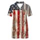 thumbnail image 4 of Sexy Pijama Conjunto para las Mujeres Patriótico Día de la Independencia Impreso Solapa Superior Y Pantalones Cortos, Hogar Usar Dos Piezas de Traje para Diario, 4 of 4