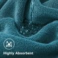 thumbnail image 5 of decorUhome Pack of 4 Bath Towels 27 x 55 Inches, 100% Cotton, Quicker to Dry, Lightweight and Absorbent, Perfect for Bathroom, Turquoise, 5 of 8