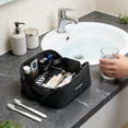 thumbnail image 7 of Wrangler Travel Makeup Bag, Waterproof Nylon Exterior, Large Capacity Pouch Open Flat Toiletry Bag with 4 Pockets & Handle for Skincare & Travel Essentials, 7 of 7