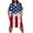 Multicolor, variant on CFLVAEK 4th of July T Shirt Dress for Women Plus Size American Flag Graphic Dresses with Pockets Casual Short Sleeve V Neck Dress Independence Day Dresses Multicolor XXL