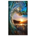 thumbnail image 2 of Design Art - Vagues Colorées de l'Océan Tombant, 2 of 3