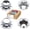 560-3138 560-3026, variant on Wheel Center Hub Cap 560-2414 560-2415, Set of 4 | Front & Rear Hub Cover, 9 1/4" Diameter | Compatible with Dodge Ram 3500 Dually 1-Ton Truck 2011-2018 Replace # 68081010AA 2414 2415