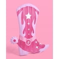 thumbnail image 4 of Bota inflable para piscina con estampado XO, Fetti Cowgirl, de 6 pies, con purpurina, 4 of 6