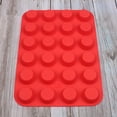 thumbnail image 6 of TRIANU Silicone Muffin Pan - Mini 24 Cups Cupcake Tray, Non-Stick Silicone Baking Molds for Making Muffin Cakes, Cupcake, Chocolate, Bread, Tart and Desserts, Red, 6 of 7