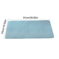 thumbnail image 3 of MTBLYS Alfombrilla antideslizante para bañera de 91 x 43 cm | Alfombrilla de ducha de PVC suave con orificios de drenaje y ventosas | Alfombrilla de secado rápido para bañera, 3 of 6