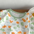 thumbnail image 6 of Nwiuh Toddler Baby Boys Girls Sung Fit Sleepwear Pajamas 2pcs Pjs Set, 12 Months - 10 Years (Z02-Green, 3-4 Years), 6 of 6