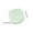 Green, variant on White White Plastic Contact Lens Case Travel Size Double Lens Holders Built-In Slot For Tweezers And Bottle