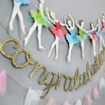 thumbnail image 4 of NUOLUX 1Jgo Banner De Para Graduación Dorado Con Purpurina Para Fiesta Y Fotos, 4 of 8